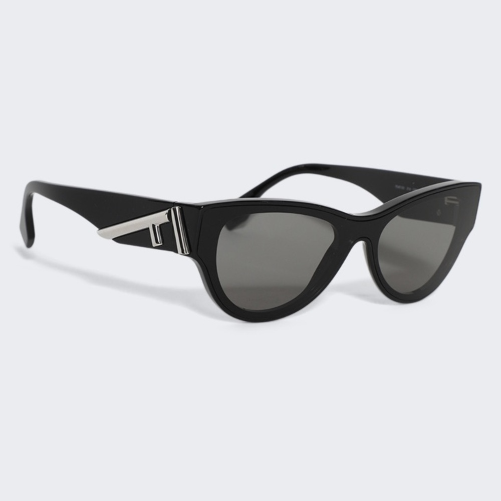 FENDI FIRST CAT-EYE SUNGLASSES SHINY BLACK $460 NWT - Picture 9 of 9